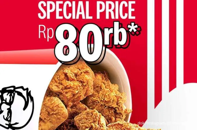 Hari Terakhir Promo KFC Merah Putih Bucket for All, 9 Ayam Goreng Cuma Rp 80.000