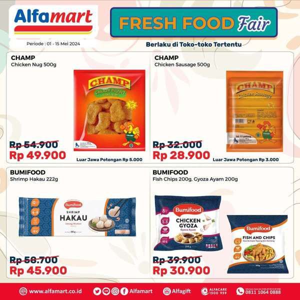 Promo Alfamart Fresh Food 1-15 Mei 2024