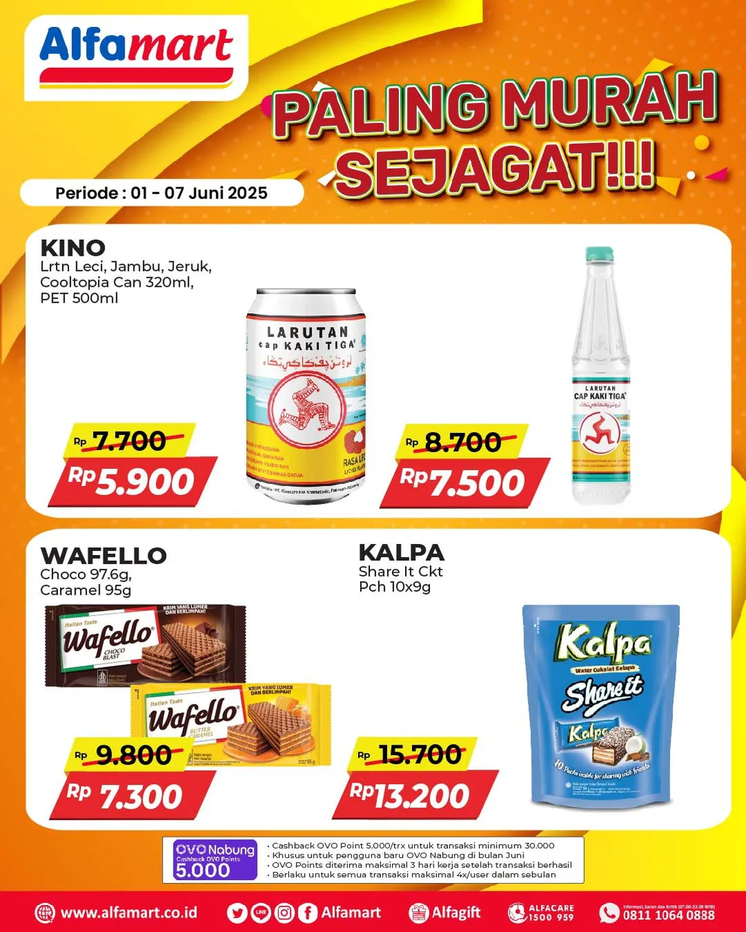 Promo Alfamart Paling Murah Sejagat Periode 1-7 Juni 2025