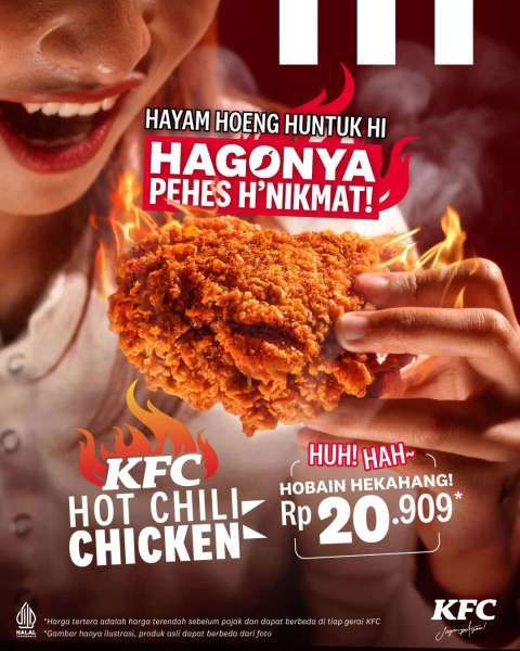 Promo KFC Hot Chili Chicken Harga Spesial di Agustus 2023