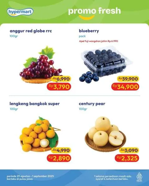 Promo JSM Hypermart Hyper Diskon Weekend Periode 29 Agustus-1 September 2025