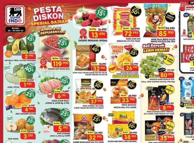 Katalog Promo JSM Superindo Diskon hingga 50% Periode 28-30 November 2025