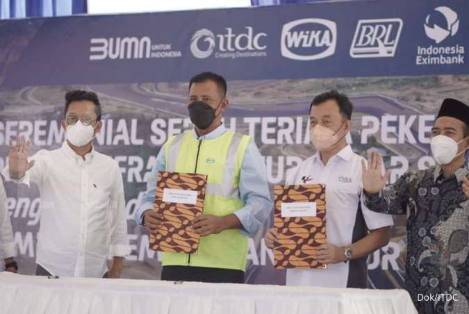 ITDC dan WIKA - BRL KSO Lakukan Serah Terima Pekerjaan Infrastruktur Dasar di The Mandalika