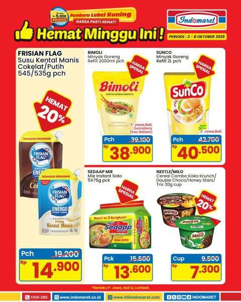 Promo Indomaret 2-8 Oktober 2025 Hemat Minggu Ini