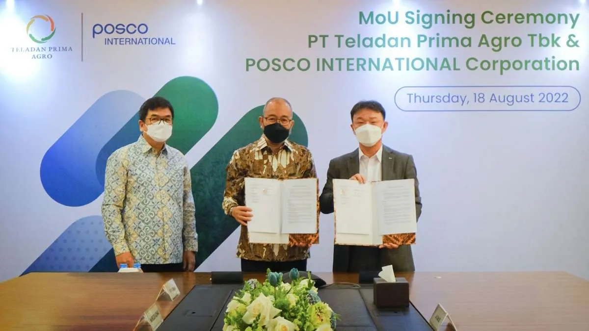 TLDN &POSCO Tandatangani MoU Guna Kembangkan Industri Pengolahan Minyak Kelapa Sawit