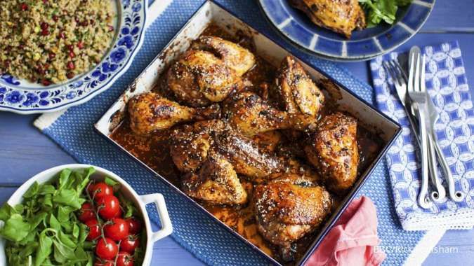 Resep Gurihnya Ayam Panggang Wijen yang Hangatkan Tenggorokan