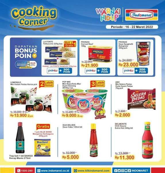 Promo Indomaret Super Hemat Mingguan Terbaru 16-22 Maret 2022