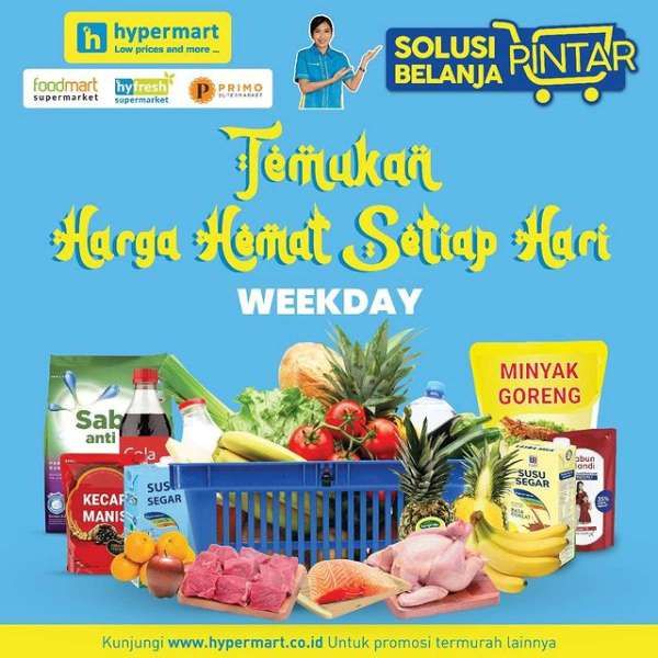 Katalog Promo Hypermart Hyper Diskon Weekday Periode 27-29 Juni 2023