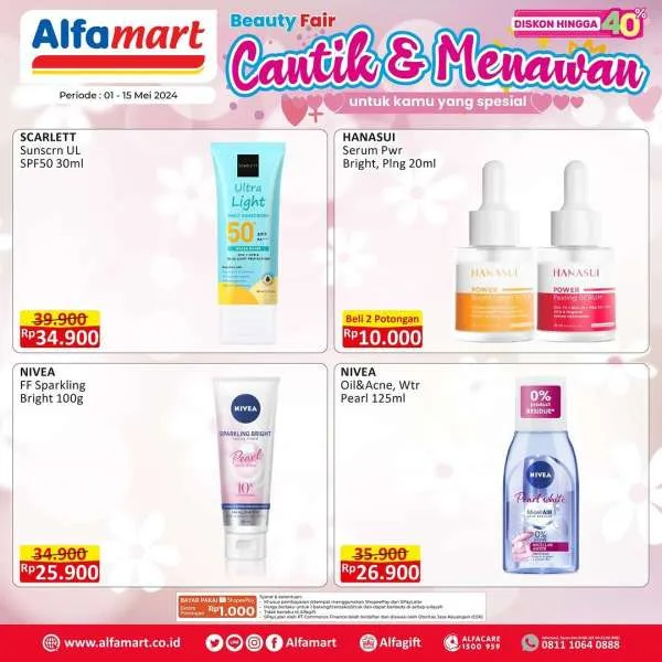 Promo Alfamart Beauty Fair Periode 1-15 Mei 2024