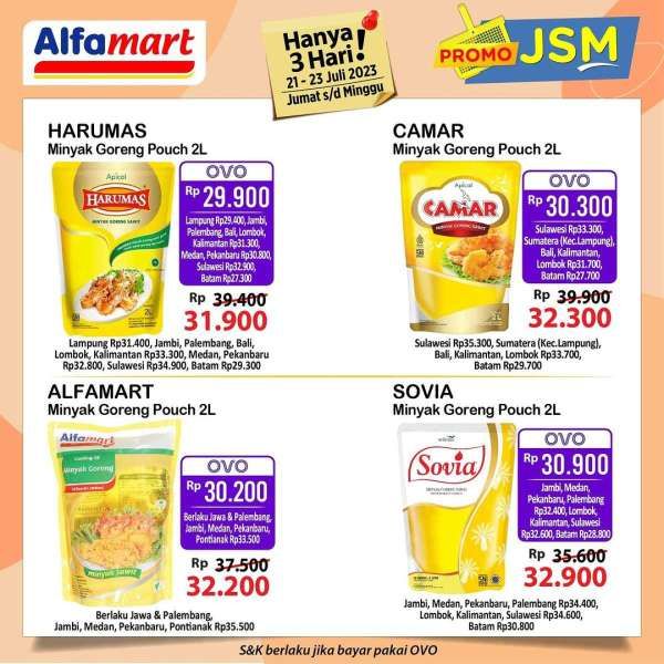 Katalog Harga Promo JSM Alfamart 21-23 Juli 2023