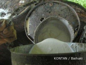 Harga karet terkerek harga minyak dunia