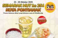 Promo HokBen HUT ke-254 Kota Pontianak, Paket Hoka Hemat + Ocha Cuma Rp 25.400