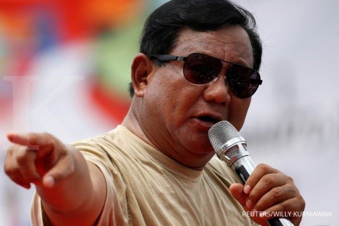 Prabowo serukan pendukungnya jaga TPS sambil bawa ketupat, sarung, dan tikar
