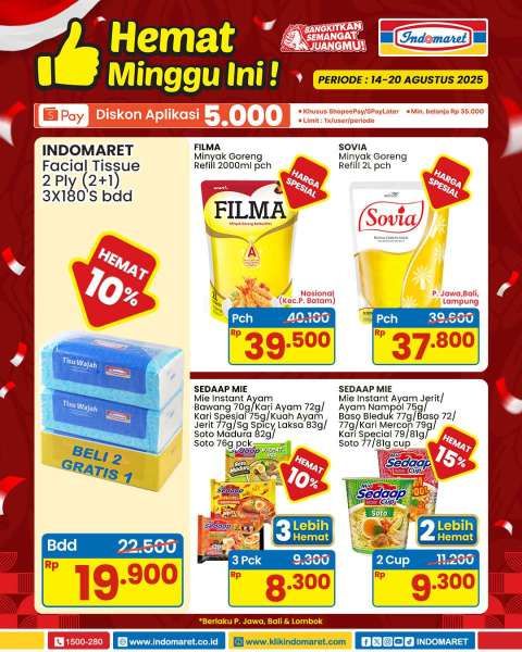Promo Indomaret 14-20 Agustus 2025 Hemat Minggu Ini
