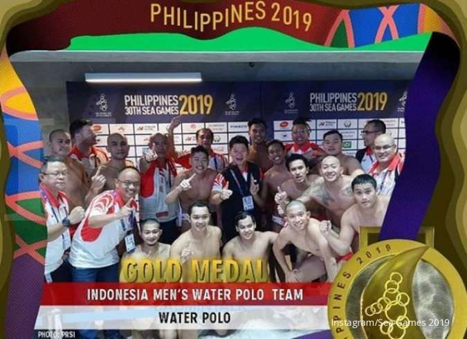 Tim polo air putra sumbang emas pertama Indonesia di SEA Games 2019