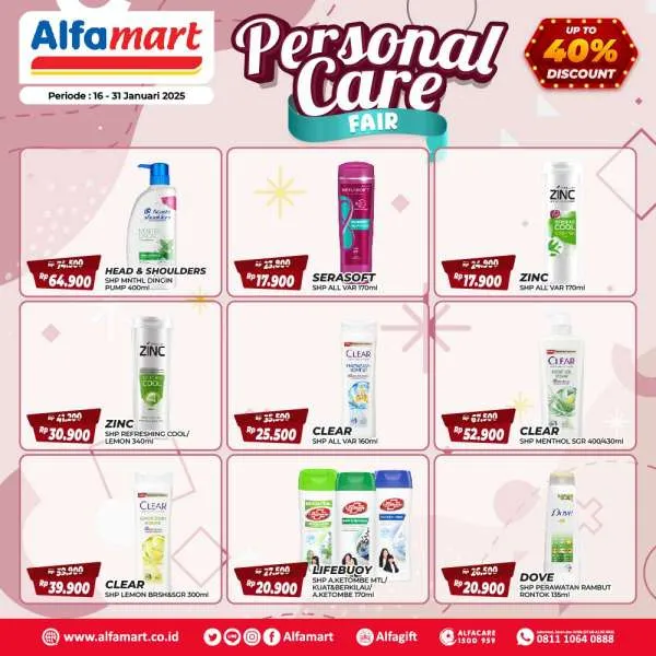 Promo Alfamart Personal Care Fair Periode 16-31 Januari 2025