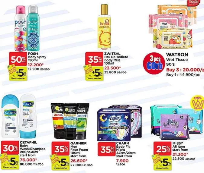 Promo Watsons Periode 6-9 Oktober 2022