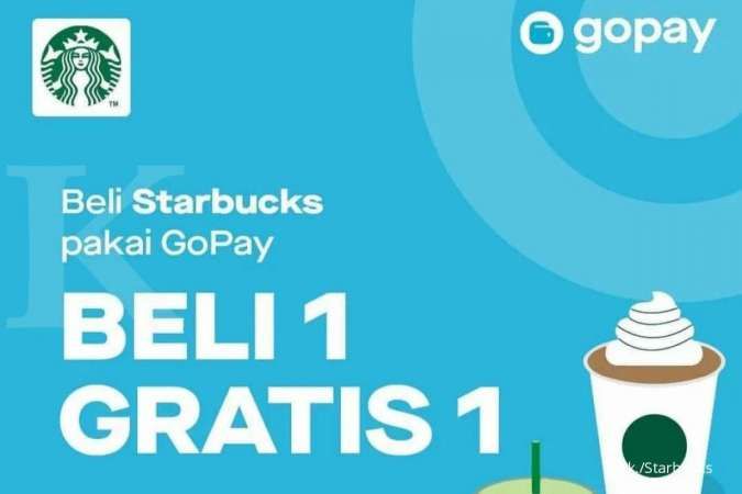 Khusus Selasa! Promo Starbucks (21/12), Beli 1 Gratis 1 Minuman Tall via GoPay