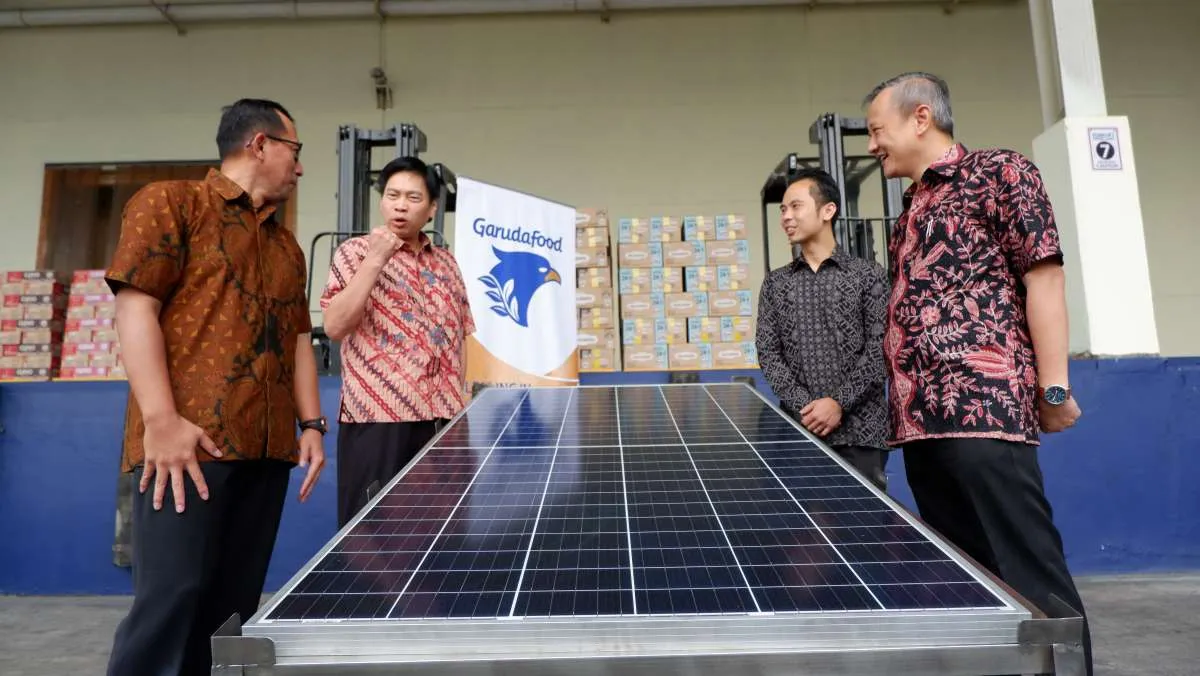 Gencarkan Transisi Energi Ramah Lingkungan, Garudafood Bangun PLTS Atap