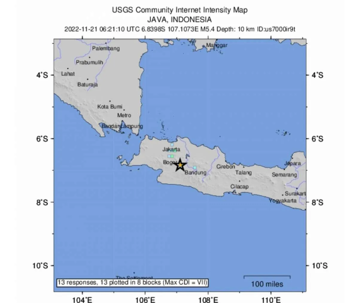 Gempabumi Magnitudo 5,6 Melanda Cianjur, Terasa Hingga Jakarta