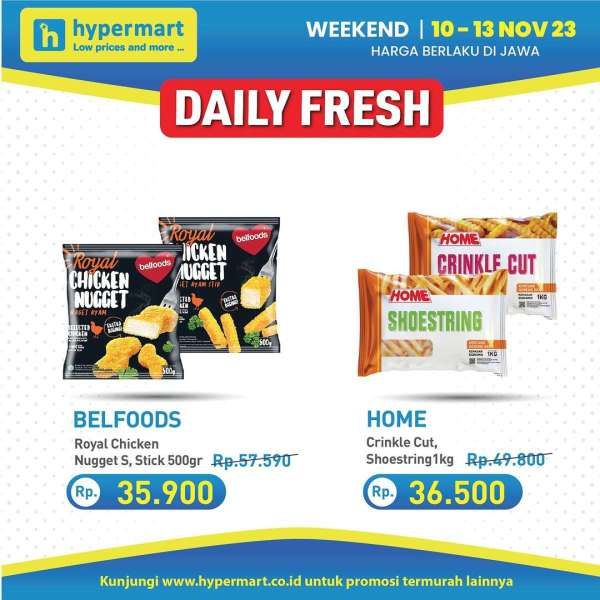Katalog Promo JSM Hypermart Terbaru 10-13 November 2023, Promo Daily Fresh