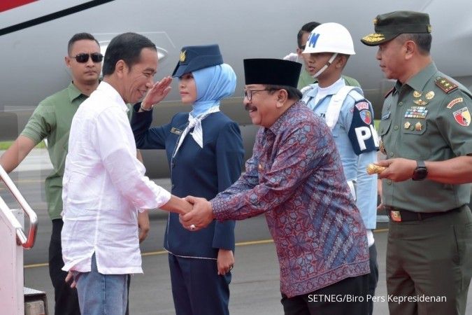 Jokowi ziarah ke makam Bung Karno di sela kunjungan Jawa Timur