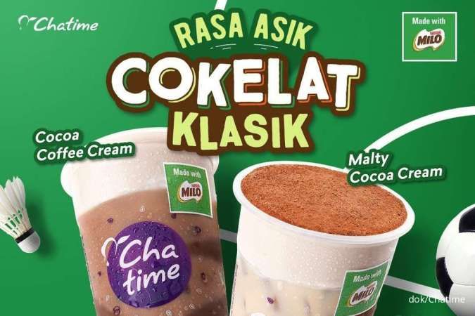 Promo Chatime Terbaru 2023, Chatime MILO Series Rasa Cokelat Klasik Rp 26.000