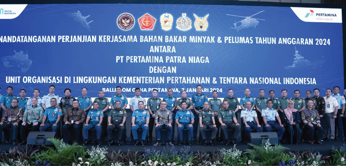 Pasok BBM & Pelumas Kemhan & TNI, Pertamina Patra Niaga Dukung Pertahanan Negara 