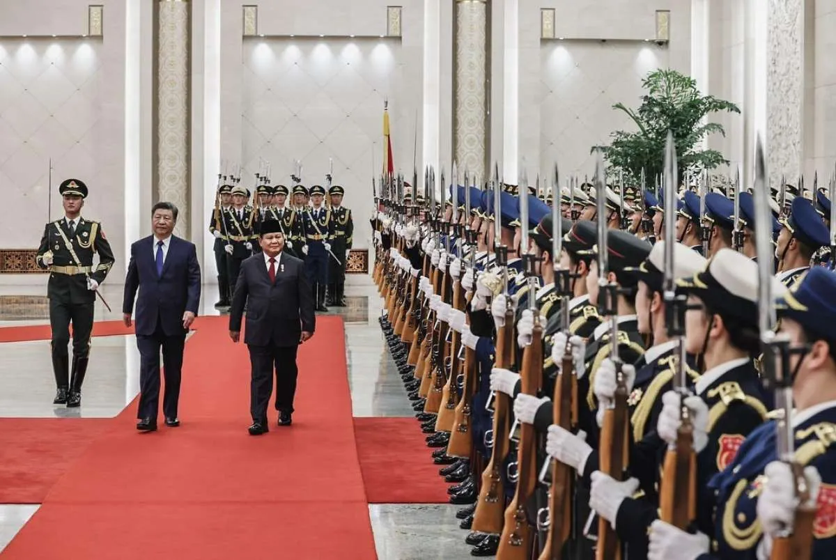 Kunjungan ke China Prabowo Disambut Xi Jinping, ini yang Bikin Presiden RI Terkesan