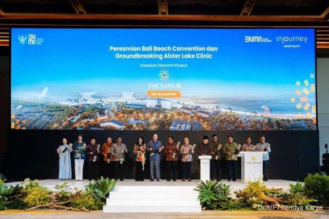 Diresmikan Menteri BUMN, Convention Center Terbesar di Indonesia Garapan Nindya Karya