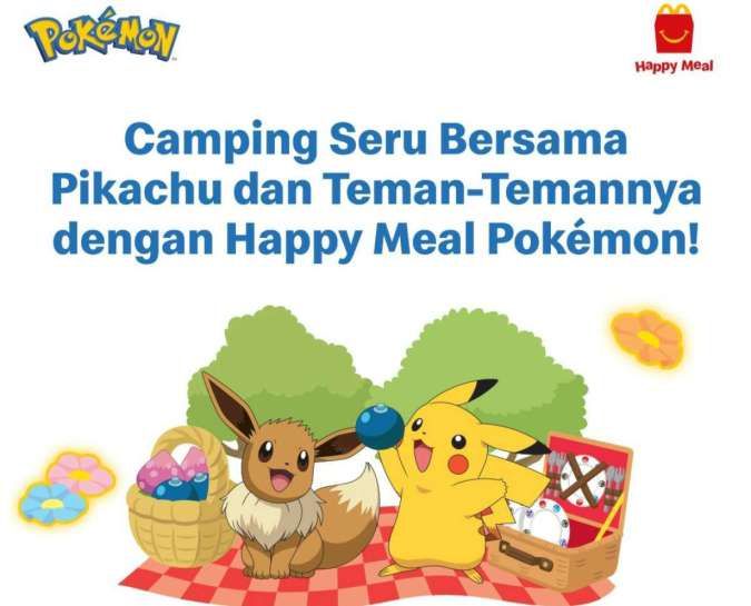 Promo McD Terbaru 2023, Paket Happy Meal Berhadiah Pokemon Periode 2 Dimulai