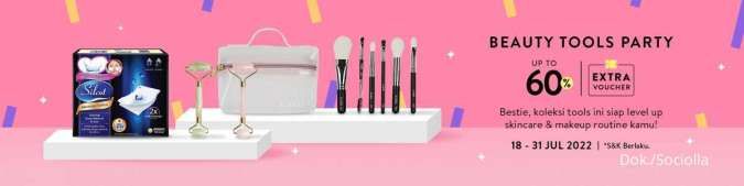Promo Alat Makeup di Sociolla, Nikmati Diskon s/d 60% Berlaku hingga 31 Juli 2022