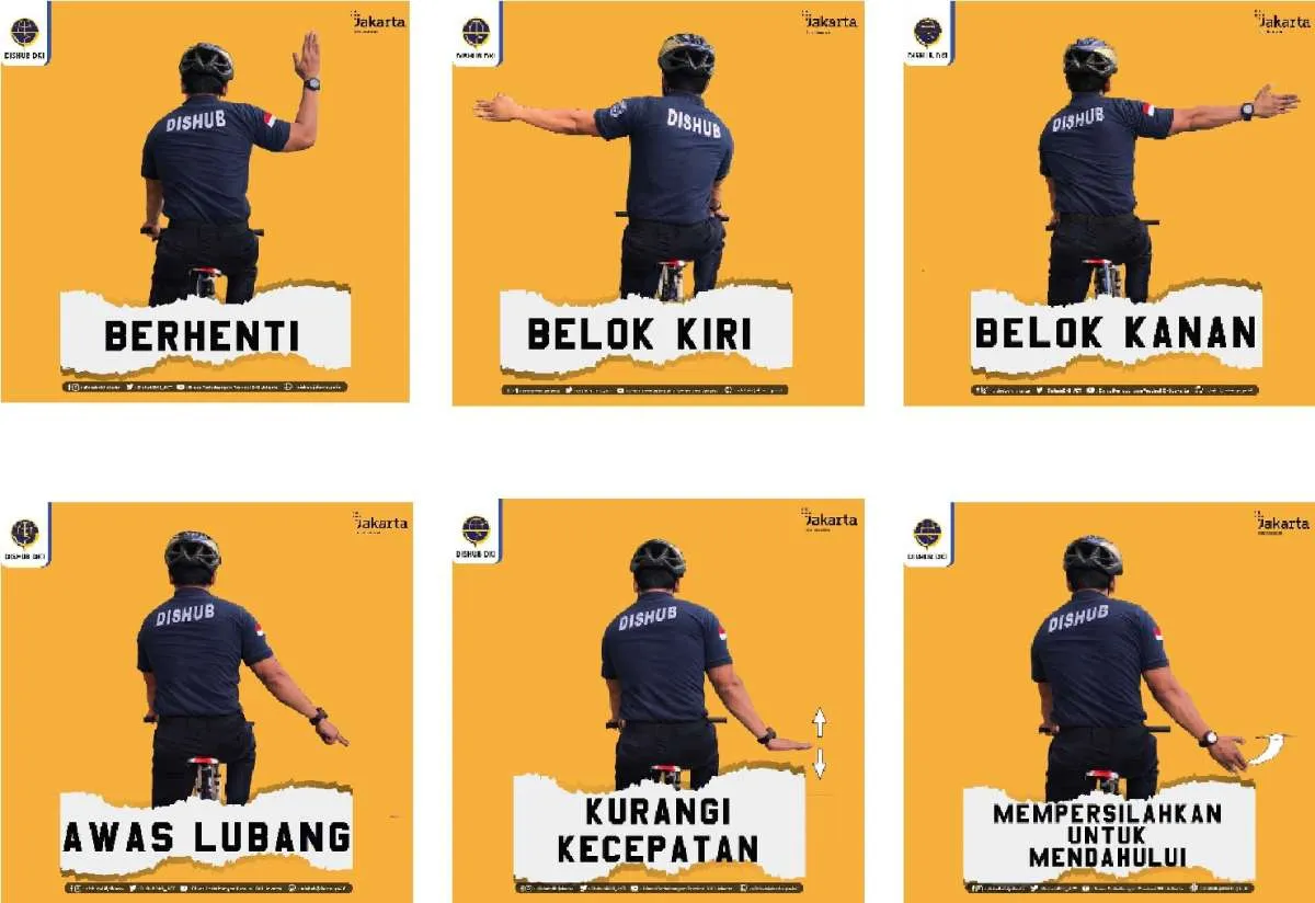 Lagi demam gowes, ini 5 isyarat yang wajib pengguna sepeda ketahui