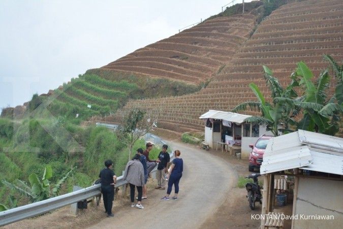 Lembah Panyaweuyan, Kabupaten Majalengka, Jawa Barat.
