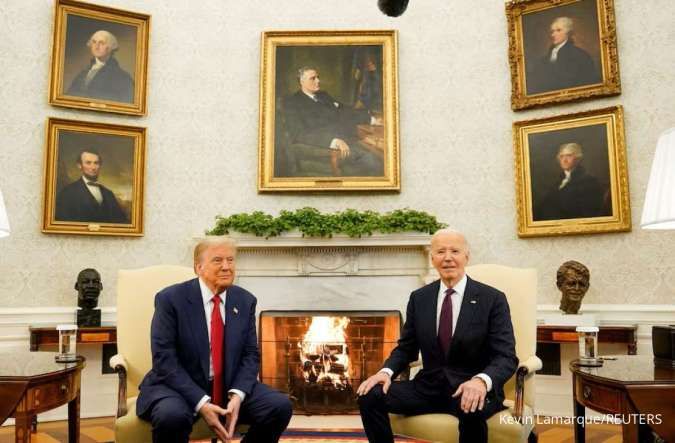 Biden dan Trump Bertemu di Gedung Putih, Bahas Ukraina dan Timur Tengah