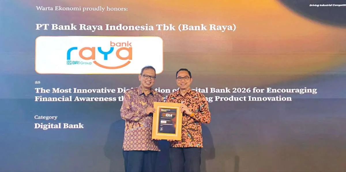 Bank Raya Kembali Raih Penghargaan Indonesia Digital Innovation Awards (IDIA) 2026 