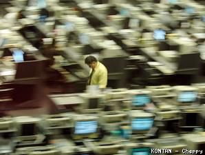 Mendung Mengelayuti Bursa Efek Indonesia