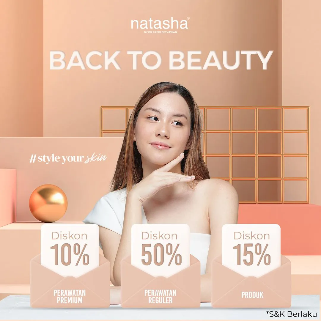 Promo Natasha Back to Beauty Diskon s/d 50% Periode Maret 2024