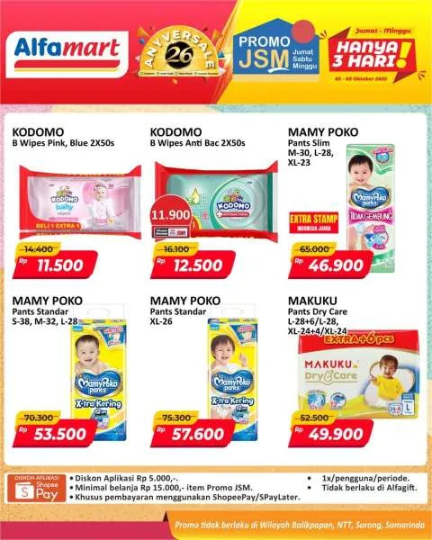 Promo JSM Alfamart Periode 3-5 Oktober 2025