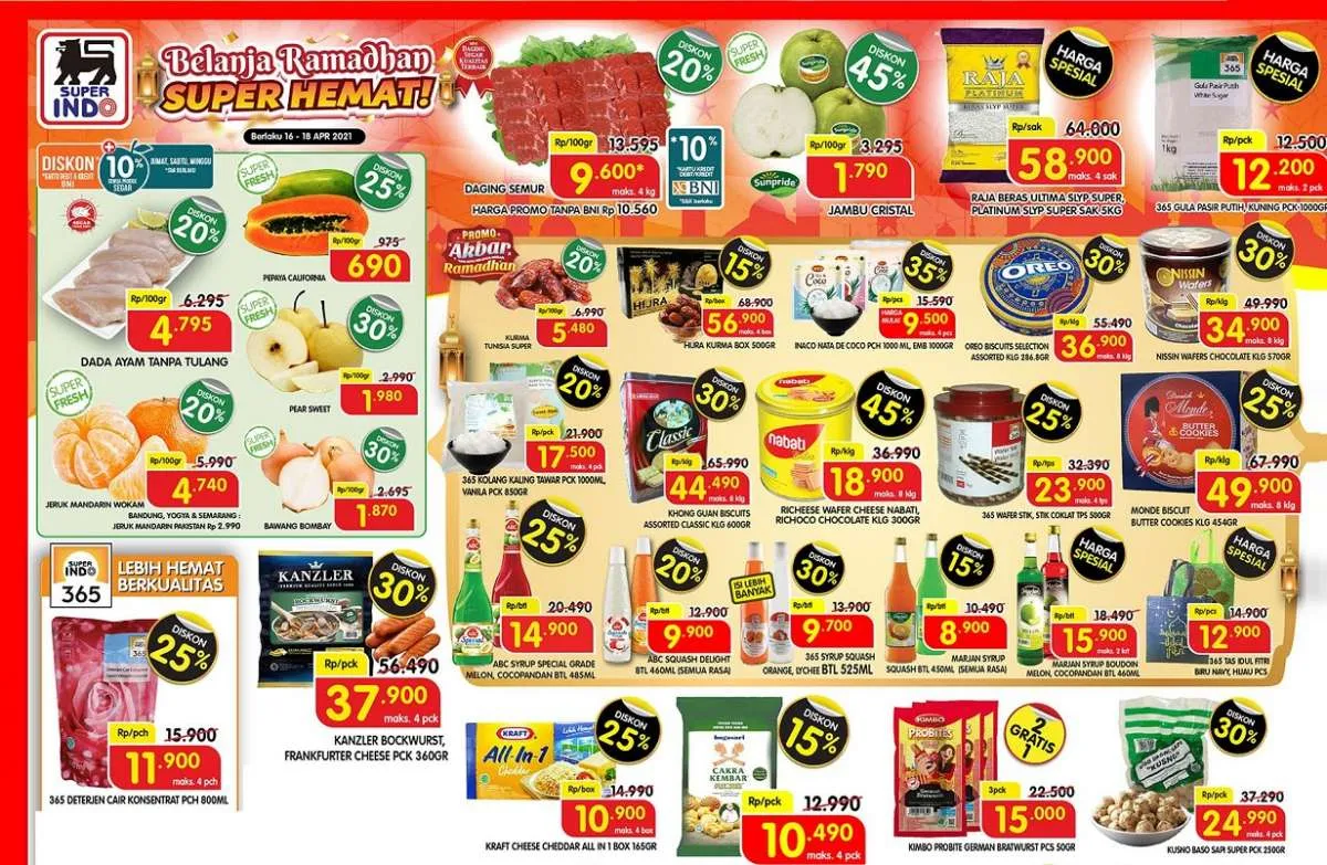 Promo JSM Superindo 16-18 April 2021, diskon rutin saban akhir pekan,!