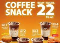 Promo Richeese Factory Coffee Snack, 4 Paket Ngopi + Ngemil Mulai Rp 22.000-an Saja