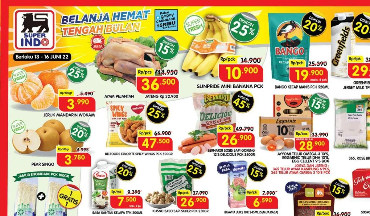 Promo Superindo 13-16 Juni 2022, Belanja Lebih Hemat di Hari Senin