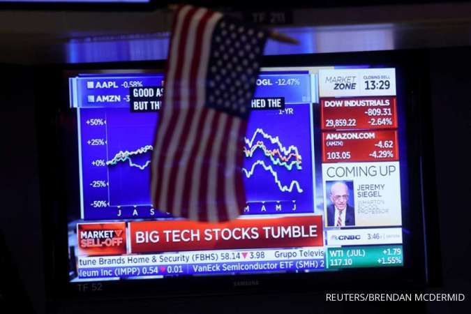 Wall Street: Dow Jones Naik karena Pasar Bersiap Menutup Paruh Pertama Tahun Ini