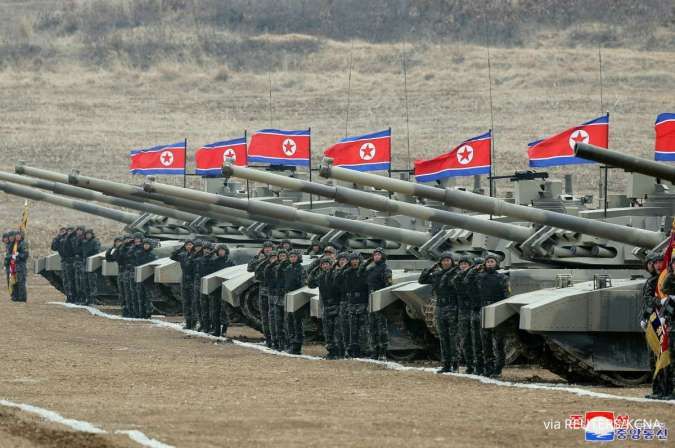 Kim Jong-un Desak Pasukan Korea Utara Siap-Siap Berperang 