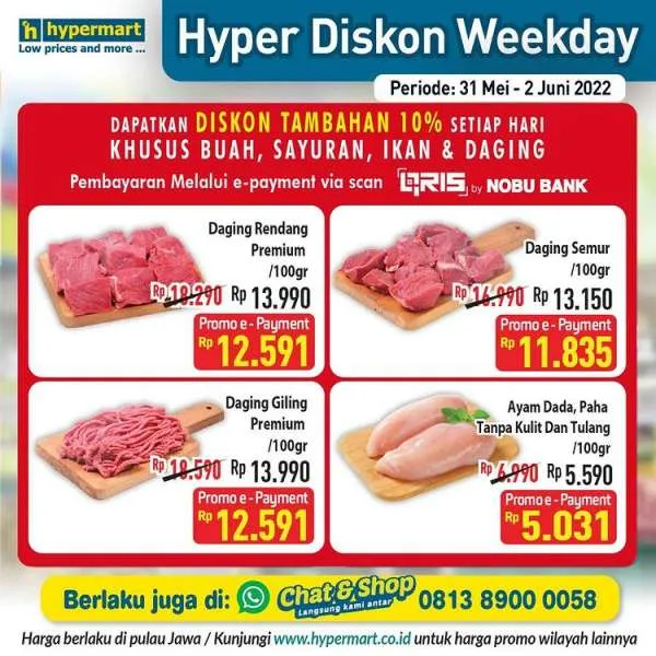 Promo Hypermart Mulai 31 Mei-2 Juni 2022