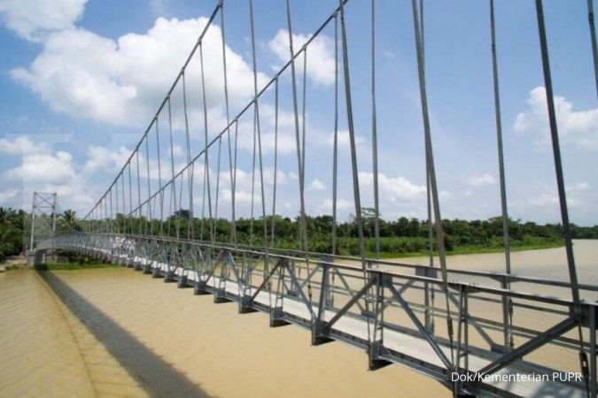 PUPR mengejar 30 proyek jembatan gantung di Banten