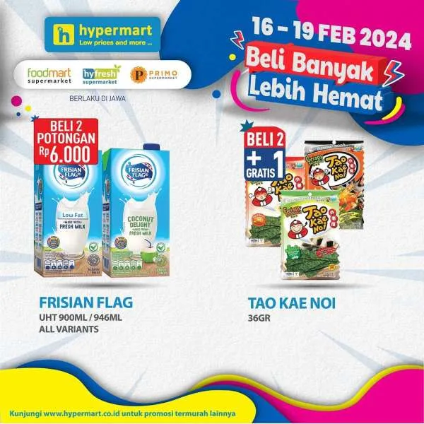 Promo Hypermart Beli Banyak Lebih Hemat Periode 16-19 Februari 2024