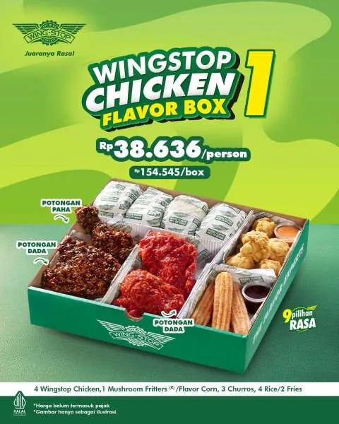Promo Wingstop Chicken Flavor Box 1