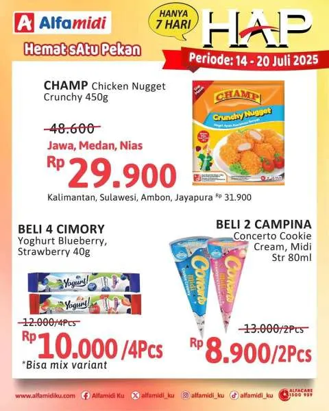 Promo Alfamidi Hemat Satu Pekan Periode 14-20 Juli 2025