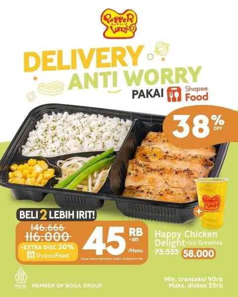 Promo Pepper Lunch ShopeeFood